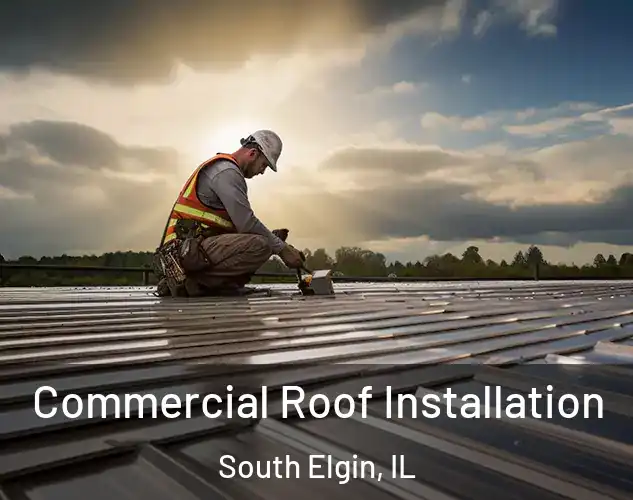  Commercial Roof Installation South Elgin, IL