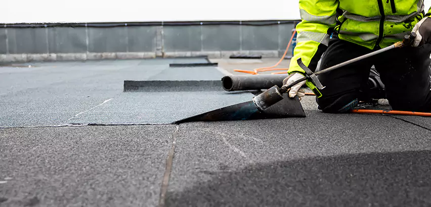 Residential Flat Roof Repair in South Elgin