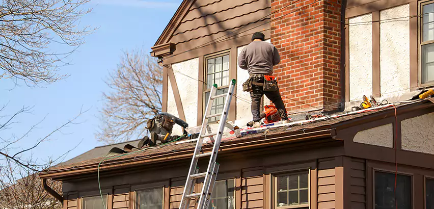 Roof Siding Trim Repair in South Elgin