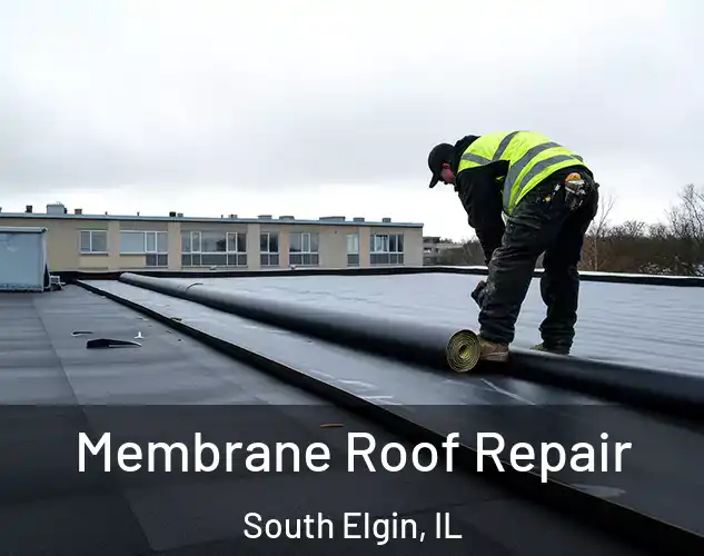  Membrane Roof Repair South Elgin, IL